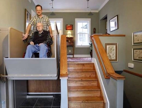 Maryland aging-in-place remodeling contractor discussing accessible home modifications with a homeowner